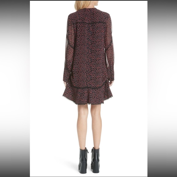 Proenza Schouler Crepe Chiffon Silk Dress Size 2 - Picture 2 of 11